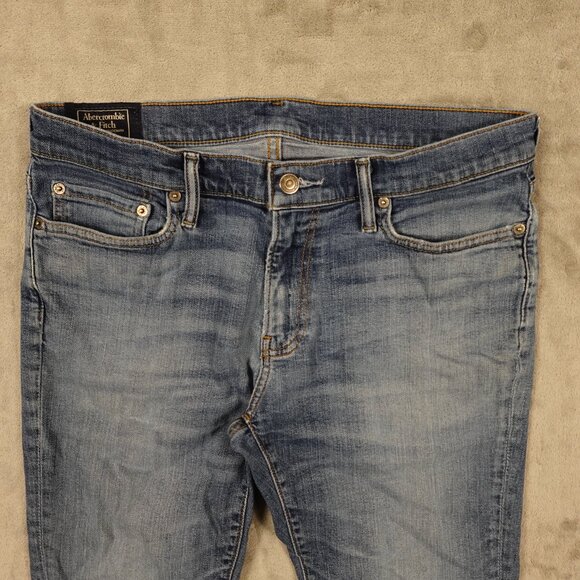 Abercrombie and Fitch jeans Kennan Straight men's 32x32 blue denim - Picture 2 of 11